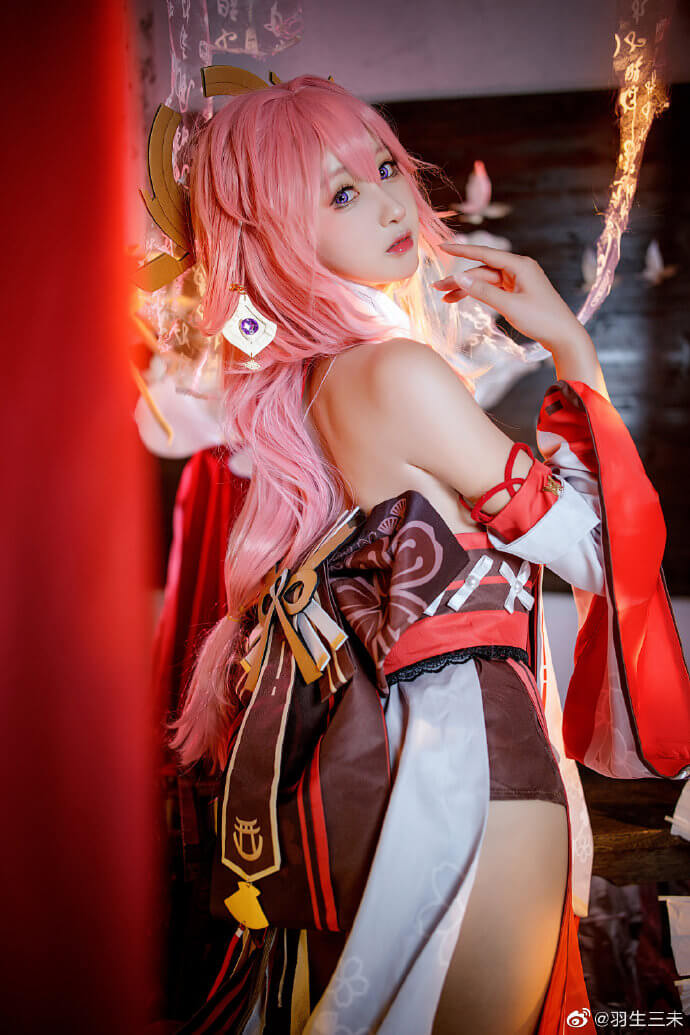 【COS】原神 八重神子（6套/6位）